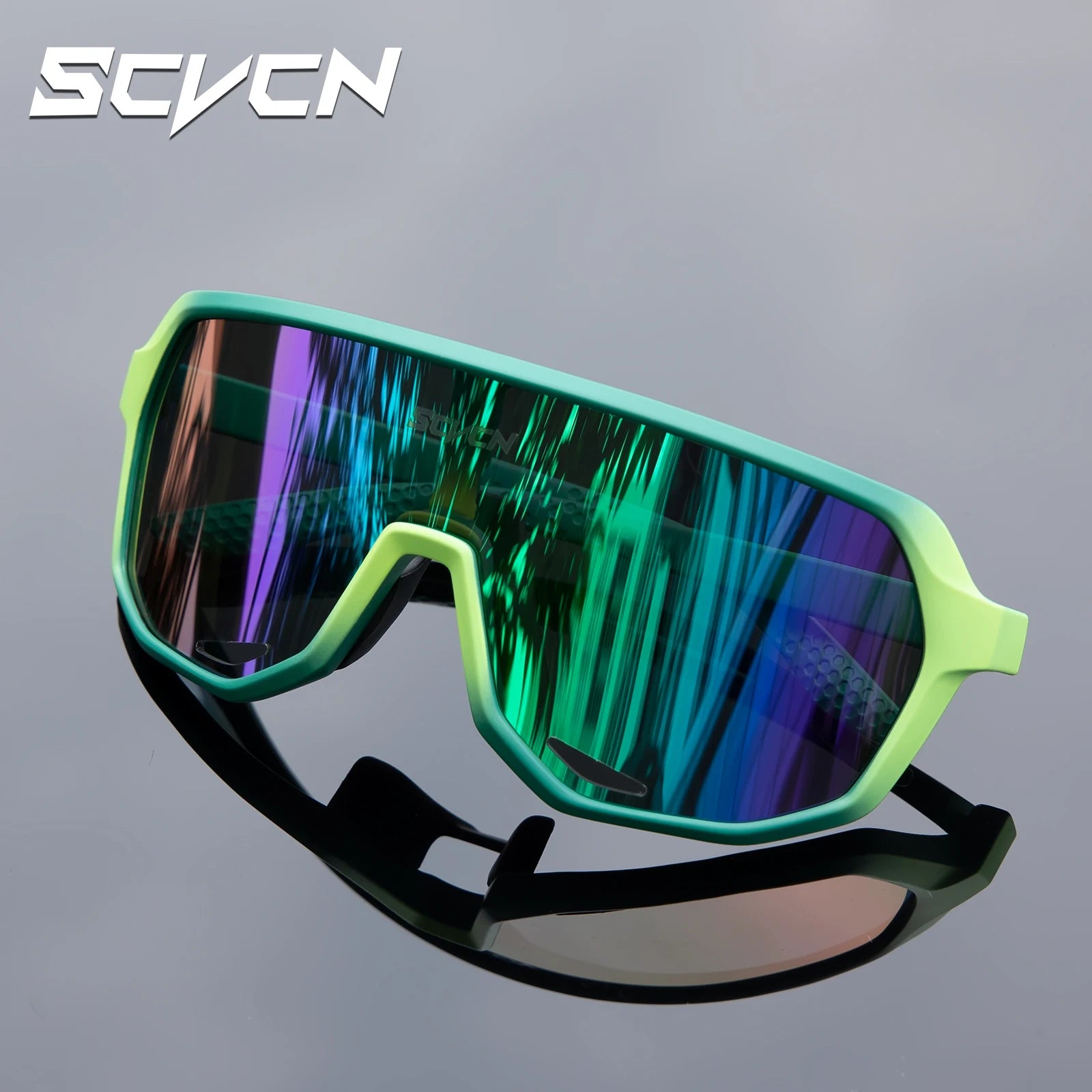SCVCN UV400 HD Hiking Sports Sunglasses Stylish Outdoor Windproof Glasses Cycling Running and Rock Climbing Driving Sunglasses