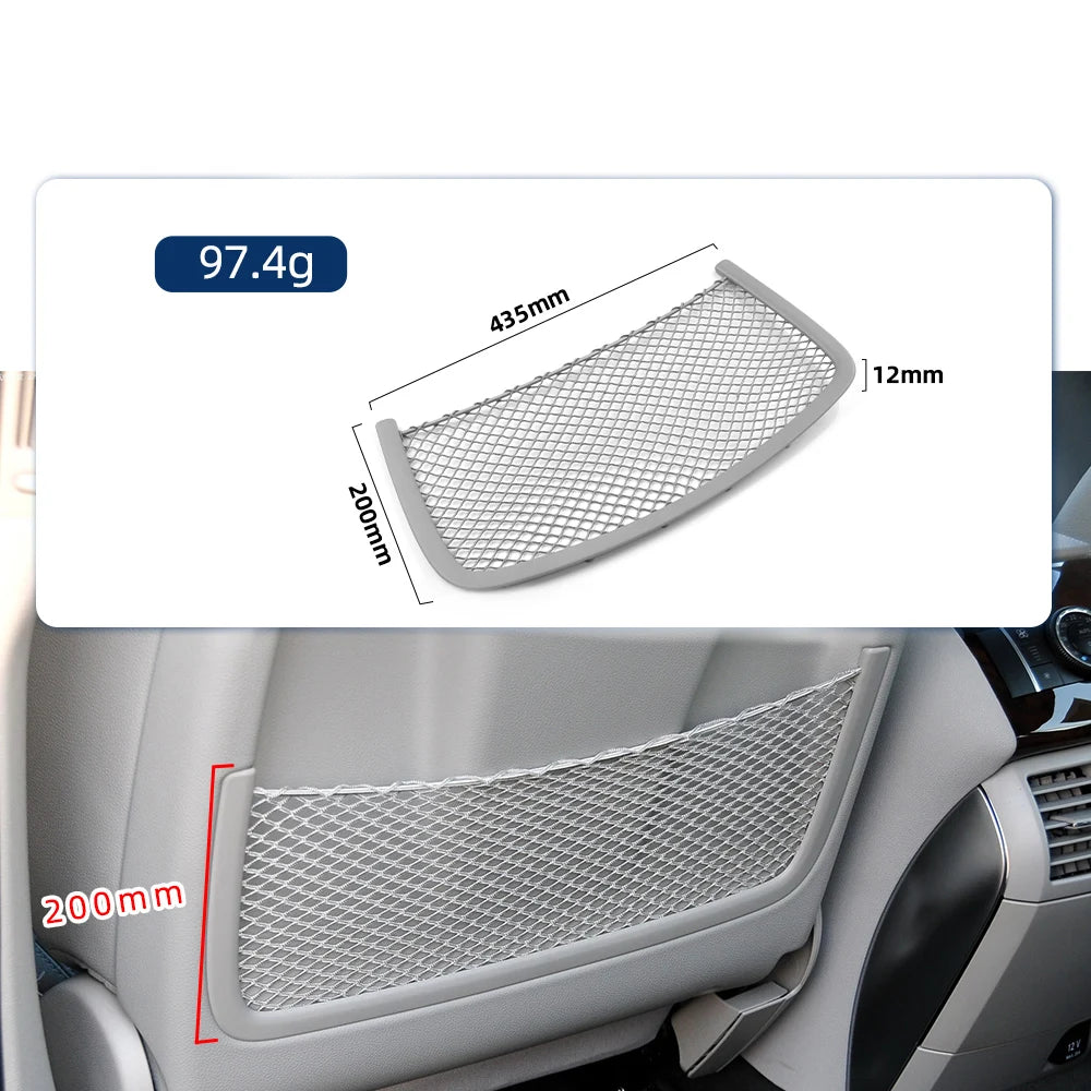 For Mercedes Benz ML GL GLS GLE Class W166 W164 W251 Car Seat Back Storage Bag Mesh Bags Multi Function Net Bag Net Pocket