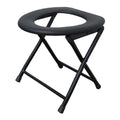 Portable Camping Toilet Seat Bedside Commodes for Adults Comfortable Folding