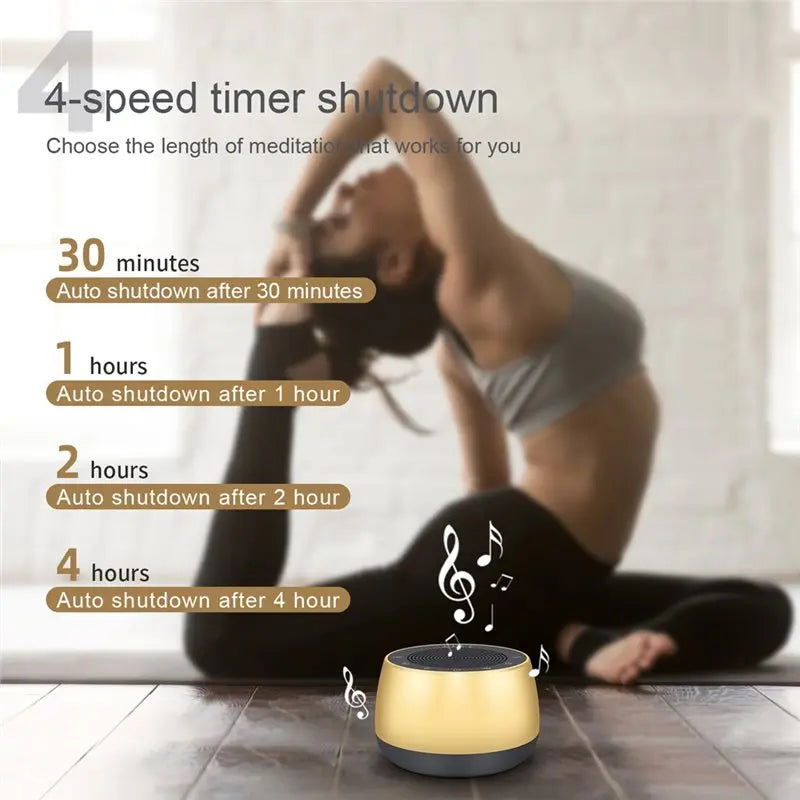 CGDS-Singing Bowls Machine - 9 Sound Bowls For Yoga, Meditation,Chakra Healing And Stress Relief, Timer And Memory Features