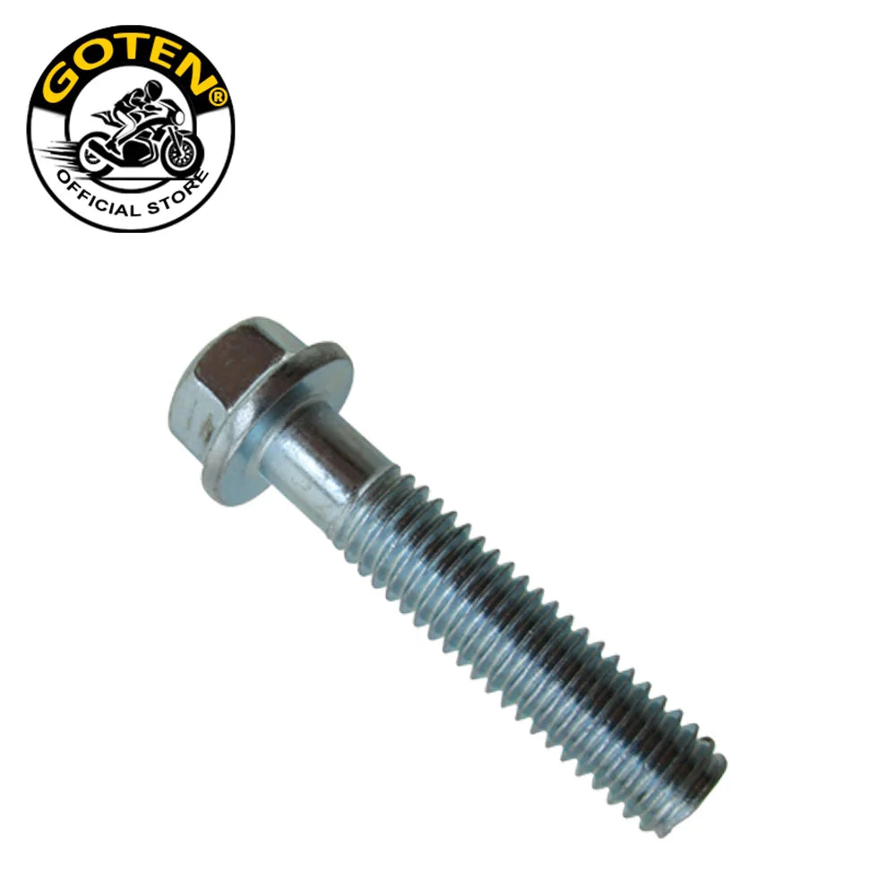 Goten Flanged Hex Bolt M6 x 28mm For Pit Dirt Bike ATV Quad Go kart Engine
