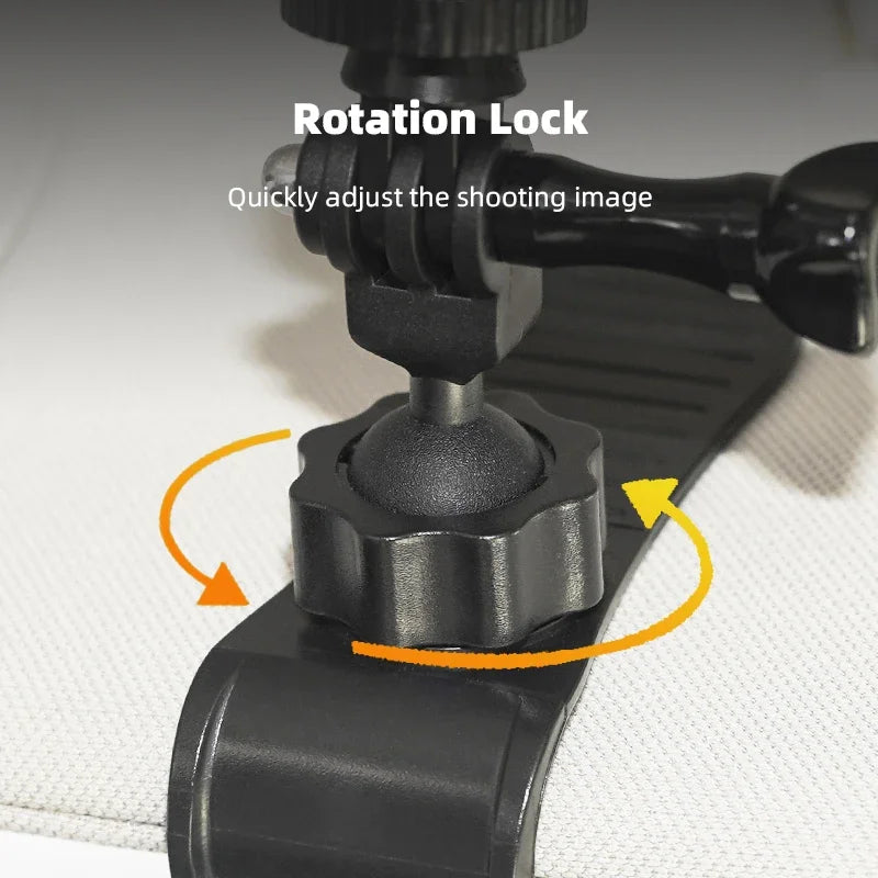 BRDRC Car Sun Visor Mount for DJI Pocket 4 3/Insta360 X5/Ace Pro 2/GoPro Hero/Action 5 Pro Camera Smartphone Accessories