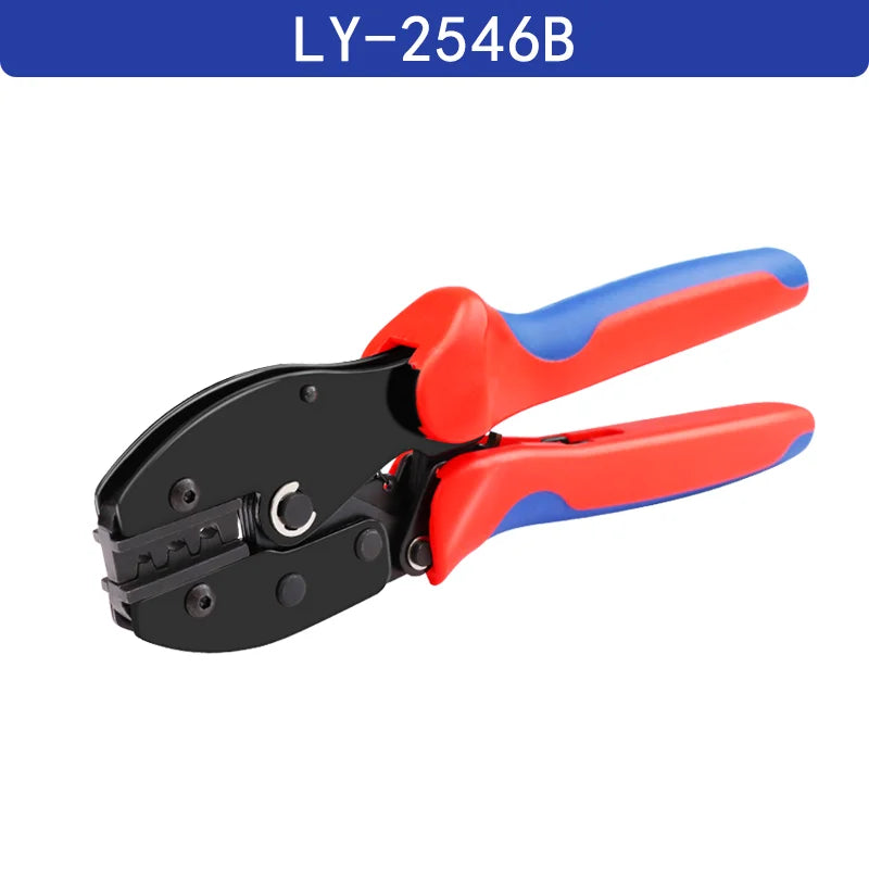 Solar Crimping Tool LY-2546B Pliers MC2.5/4/6mm² 14-10AWG PV Connector Cable Pressing 9 Inch Pliers Ratchet Solar Crimper YEFYM