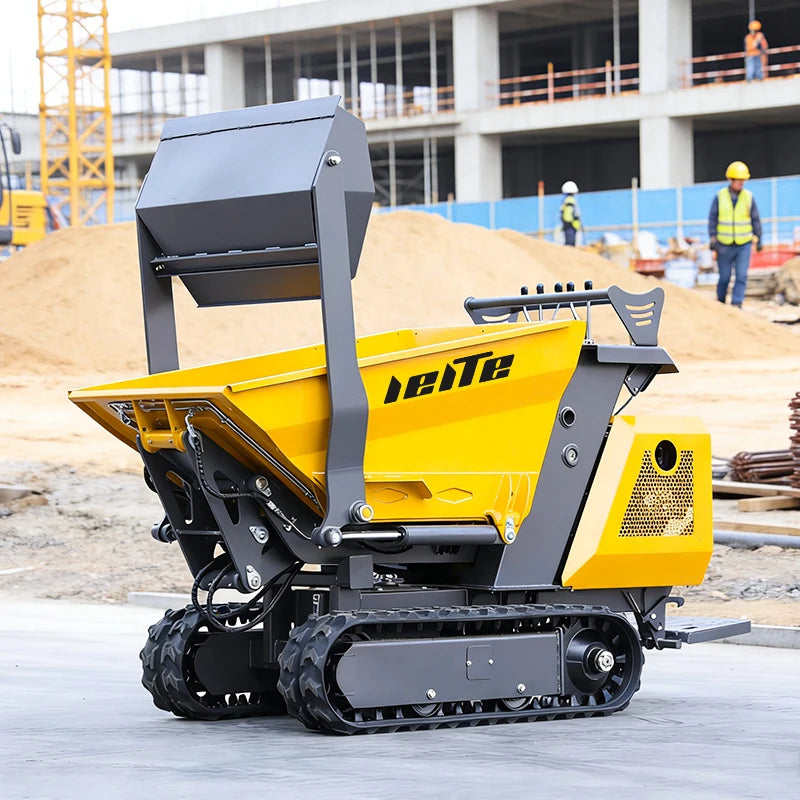 NEW Mini Tracked Dumper 0.8 Ton Compact Dumper for Construction Material Handling Landscaping Mini Dumper Customized