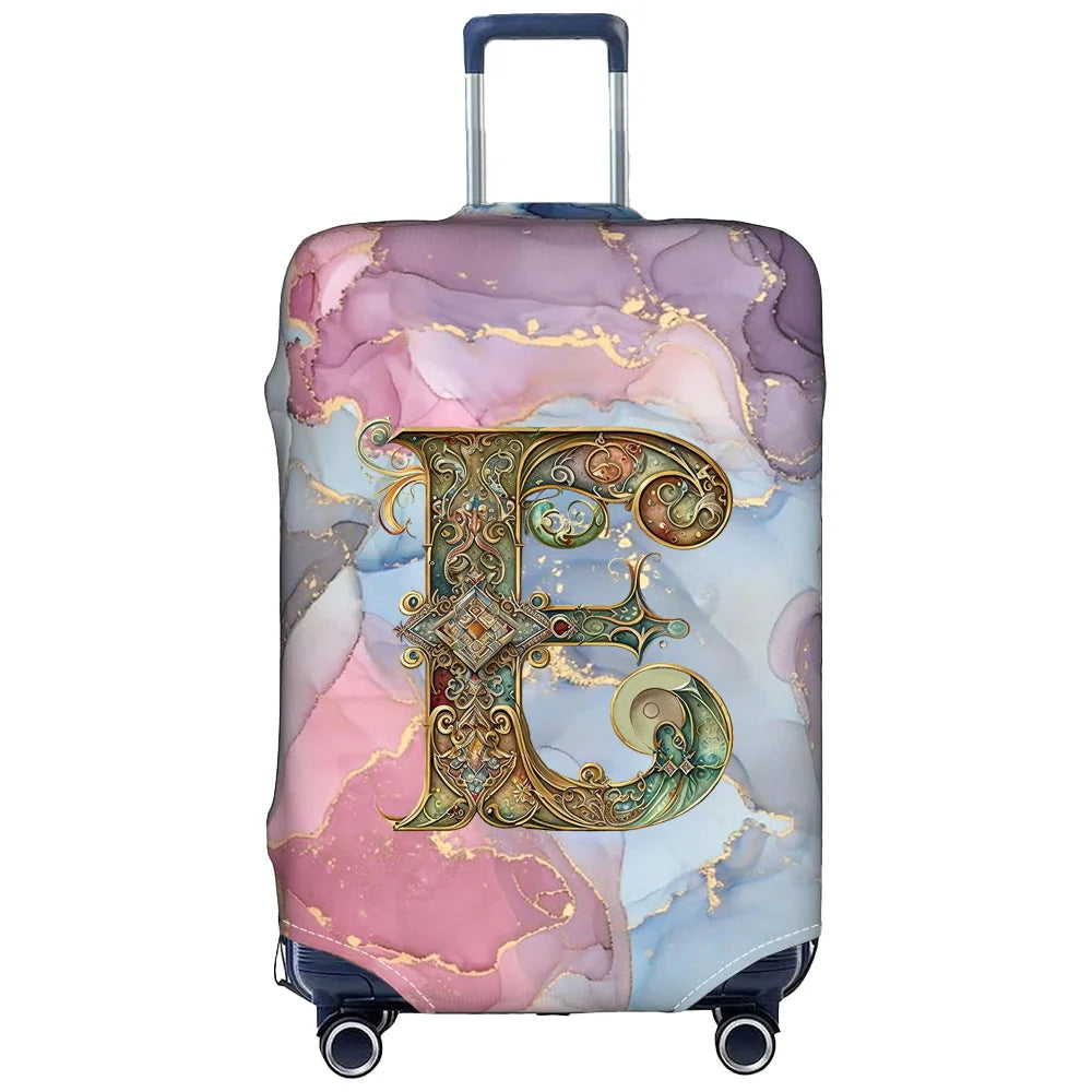 Luggage Cover Stretch Fabric Suitcase Protector Case Graphic Series Baggage Dust Case Cover Suitable 18-32 Inch Suitcase
