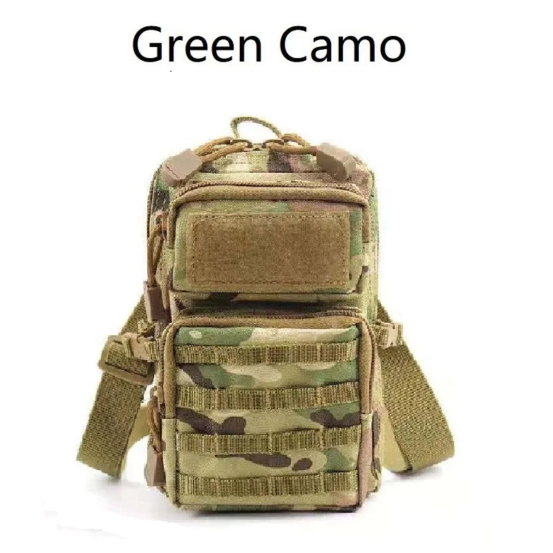 Multipurpose Waterproof Outdoor Tactical Molle Waist Bag Hiking Travelling Sling Backpack Waist Packs Shoulder Bag Pouch