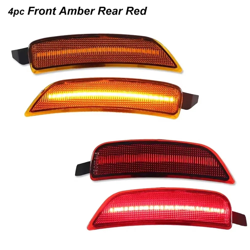 Amber/White/Red LED Front/Rear Side Marker Indicator Lights Turn Signal Light For Mazda MX-5 Miata 2016-2023 Fender Flare Lights