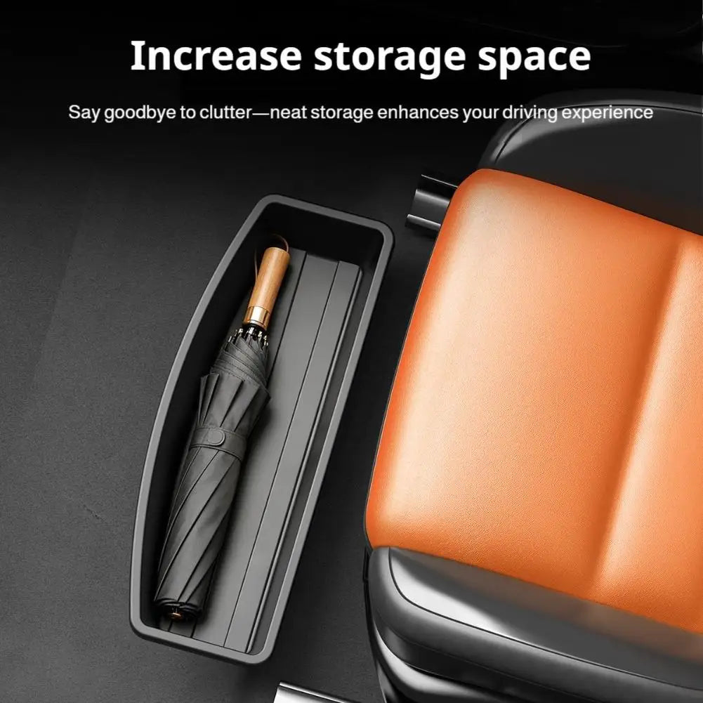 Under Seat Storage Box Universal Car Seat Bottom Organizer Box Removable Storage Box Gadget Case Universal Accessories