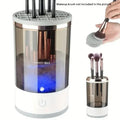USB Electric 3 in 1 Portable Makeup Brush Cleaner with Drying Rack Quick Dry Lazy Cleaning Tool for Makeup Brushes