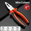 GREENERY Steel Wire Pliers, Electrician Specific Diagonal Pliers, Pointed Nose Pliers, Multifunctional Hardware Manual Tools