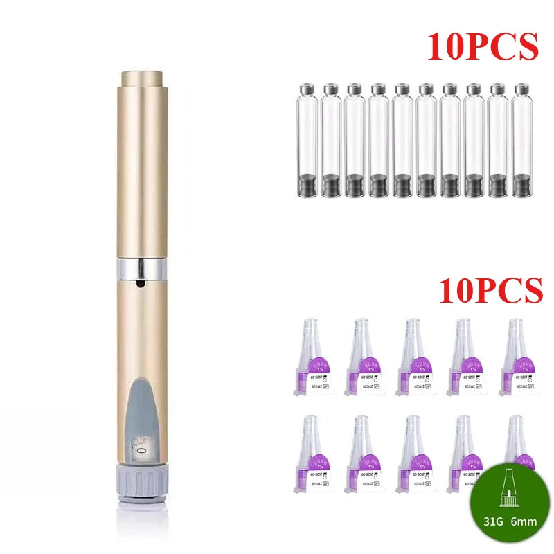 Insulin Vial Storage Case Peptide Storage Box 10/15/30 Grids Storage Bags Medicine Cases Portable Storage Bag Peptide Case