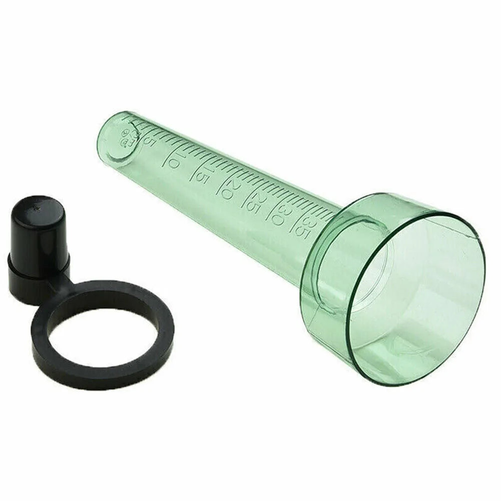 35mm Rain Gauge Rainwater Meter Polystyrene Water Rain Measurement Tool Outdoor Garden Ground Rainfall Guage