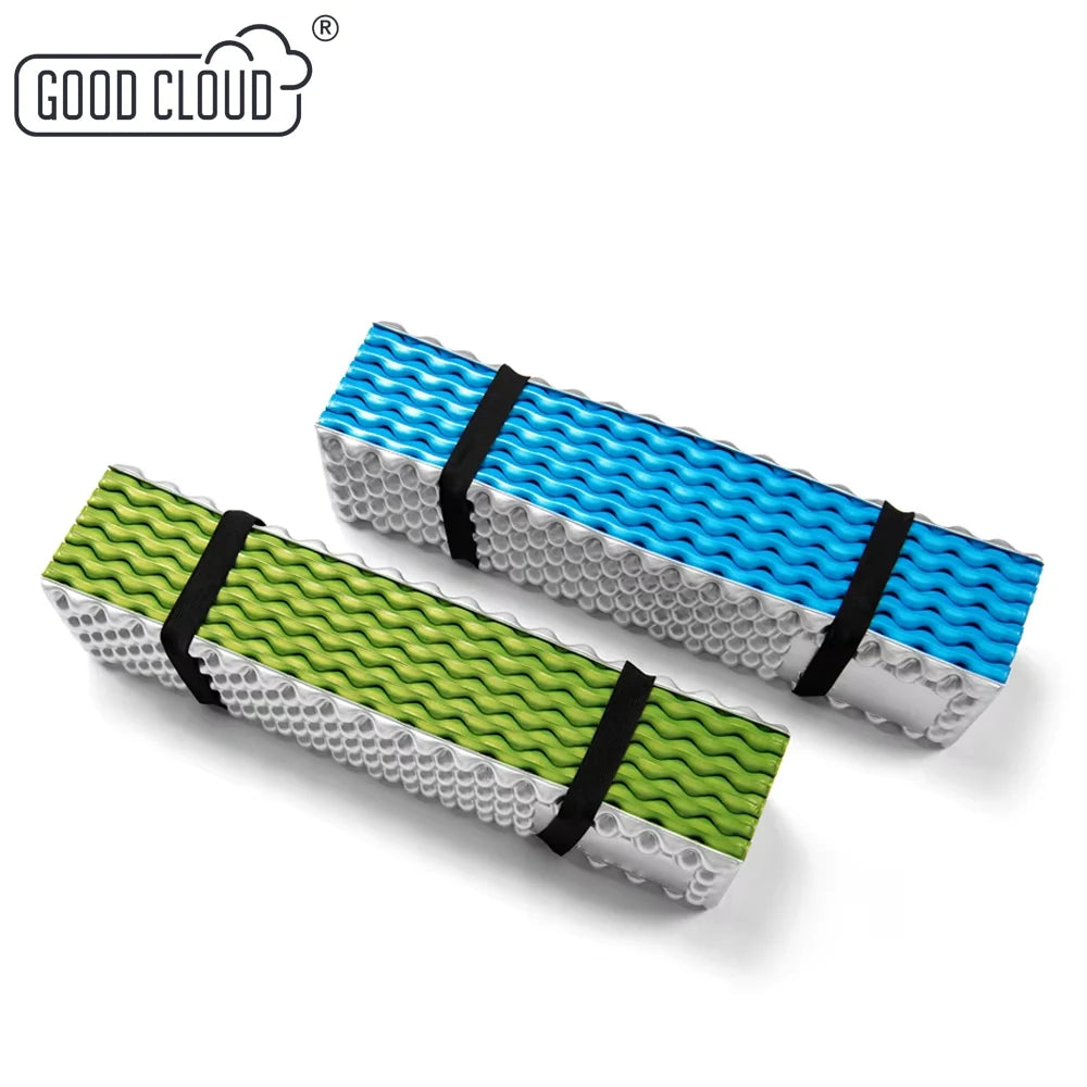 Egg Nest Sleeping Mat 330g Ultralight Aluminum Foil Pad Portable Insulated Camping Mat for Hiking Backpacking Tent Beach Yoga