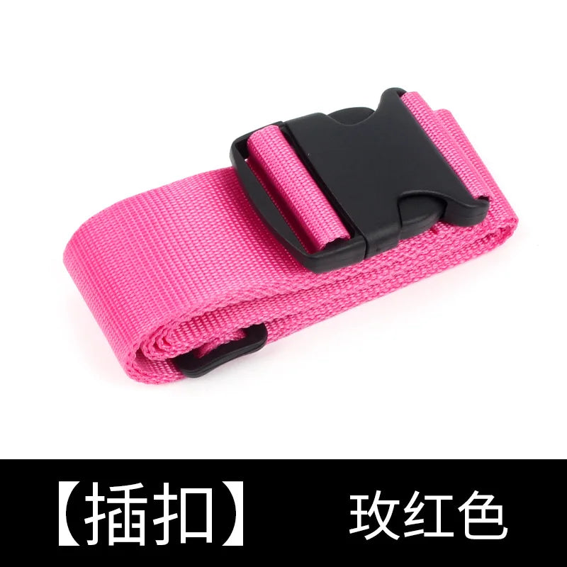 Straight Shaped Luggage Straps for Suitcase, Polyester Luggage Belt with Adjustable Release Buckle Travel Accessory ﻿