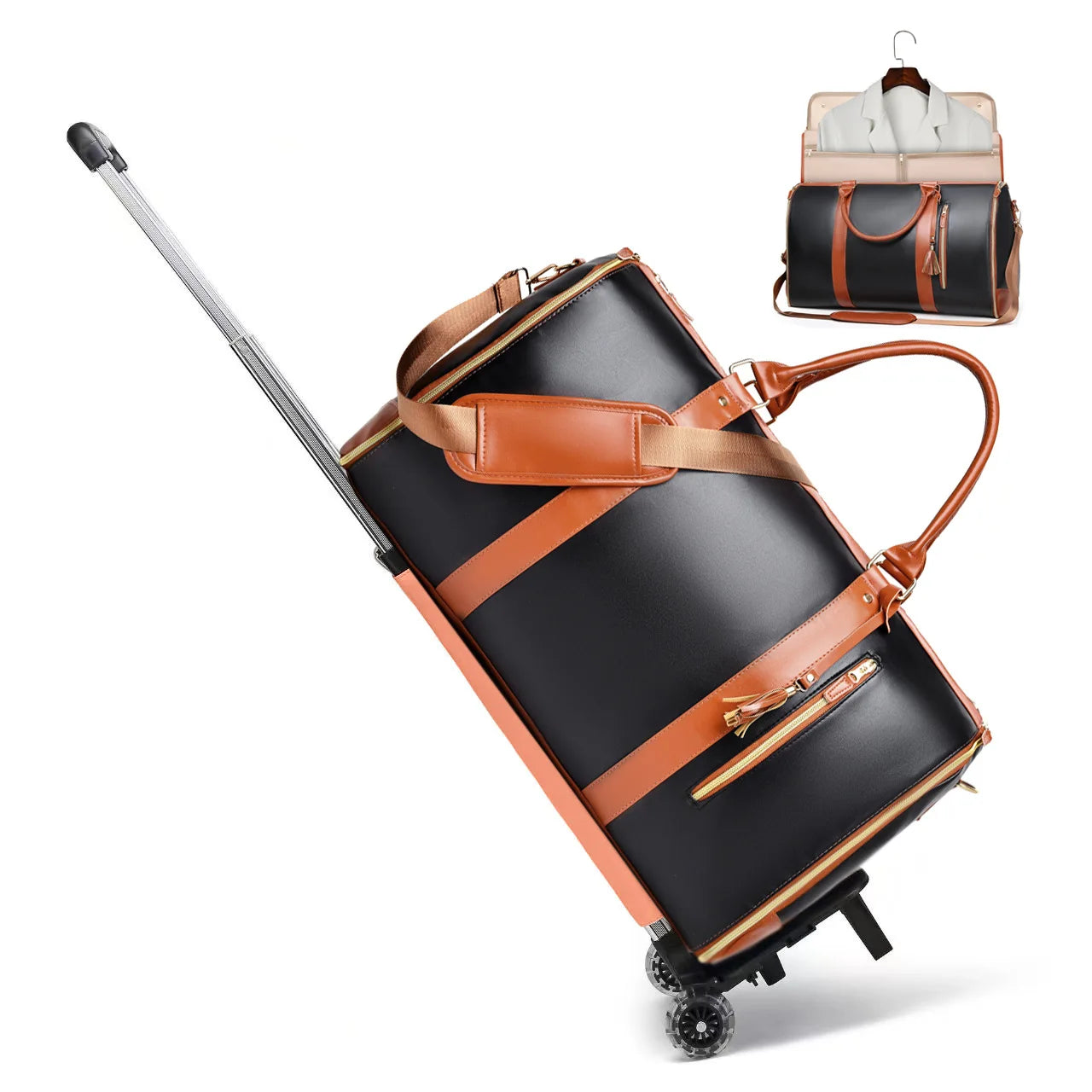 New Large Travel Foldable Handbag for Women - Multi-functional Suitcase, Overnight Packing Bag