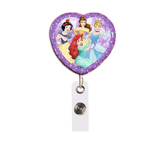Disney Princess New Arrival Card Holder Student Keychain Girl Bus Metro Protective Case School Card Cover Kid Personalized Gifts