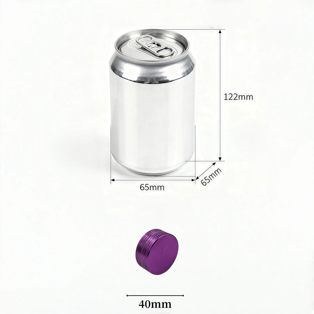 11-Color 40mm Manual Grinder - Dual-Layer Fast Grinding with Diamond Teeth, Portable Design，The best Smoking accessories