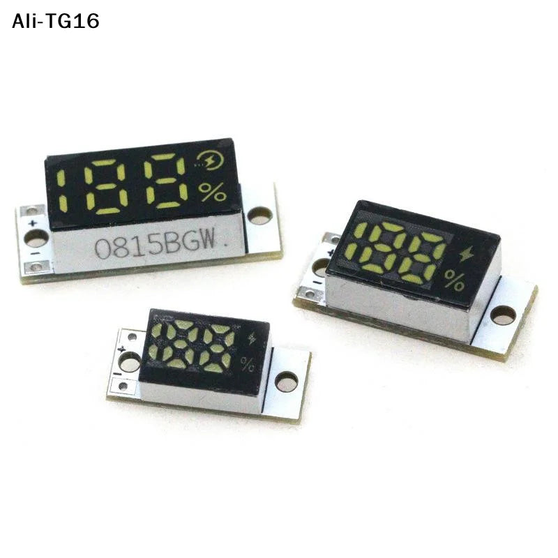 【A16】 Battery Level Indicator Module W/Smart Button For 1-4S Lithium Battery Accurate Percentage Display Low Power Consumption