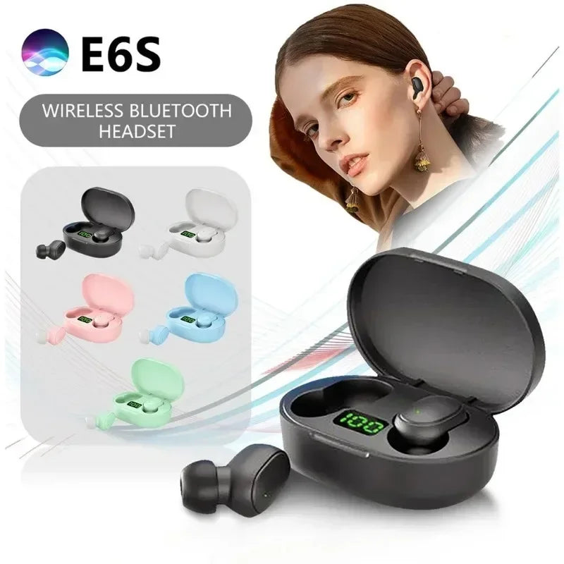 Wireless Earbuds Fone Bluetooth Headphones Secure-fit Bluetooth Headsets Feature Adjustable Bands for Active Sports Enthusiasts