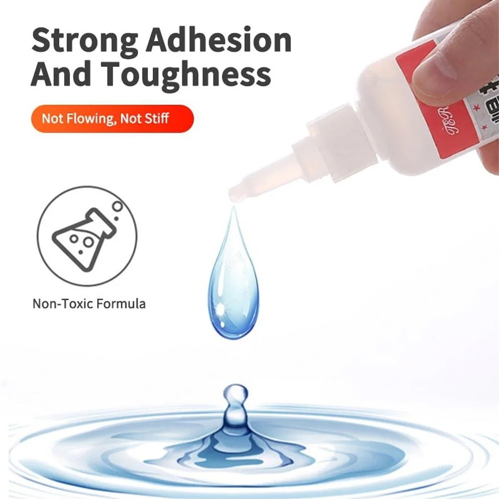 Versatile Strong Adhesive Glue 20ml 50ml Quick Drying for Shoes Tires PVC and More Multi Purpose Repair