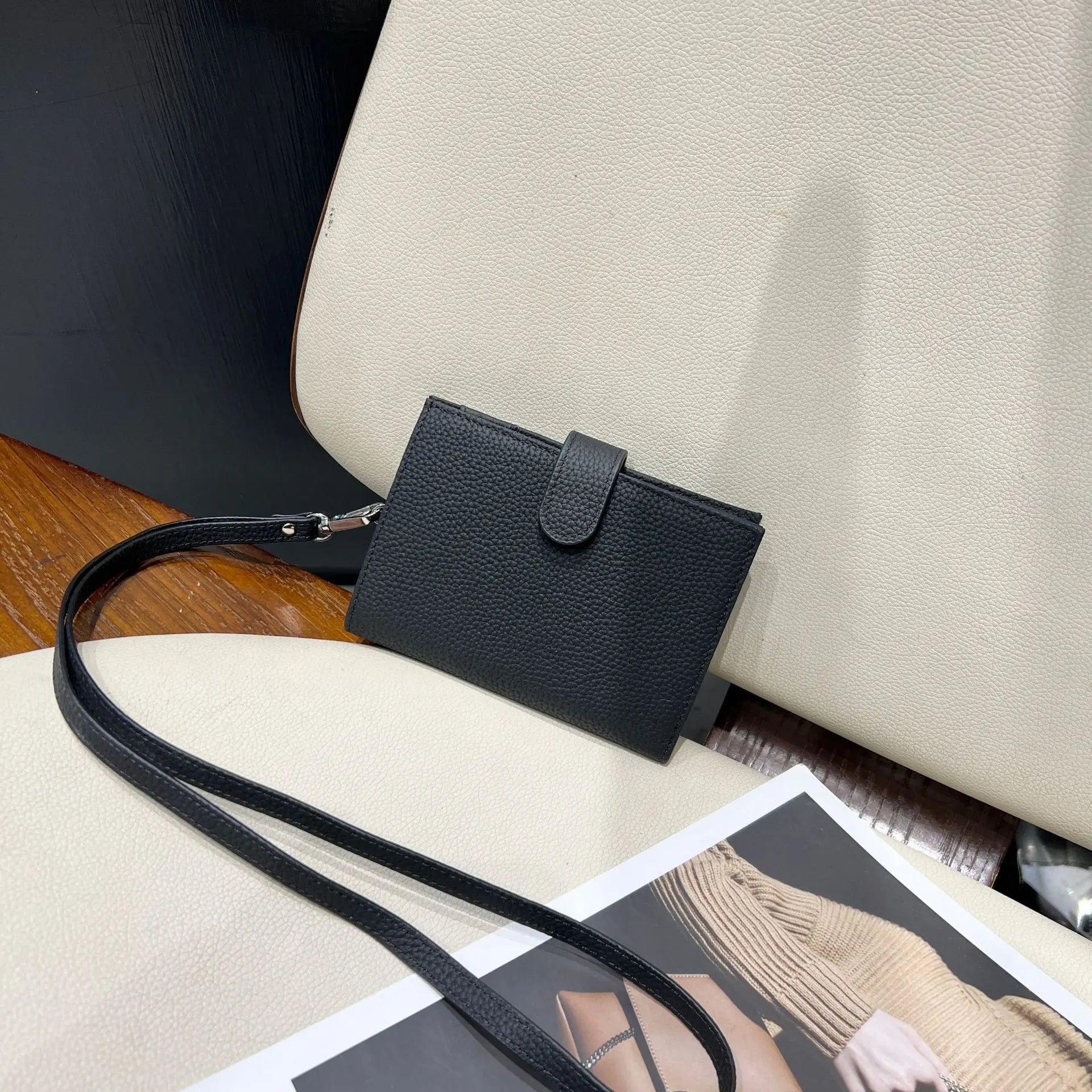 Genuine Leather Engraving Passport Wallet With Neck Strap Custom Name Cowhide Travel Wallet Woman Portable Card Bag Coin Purse