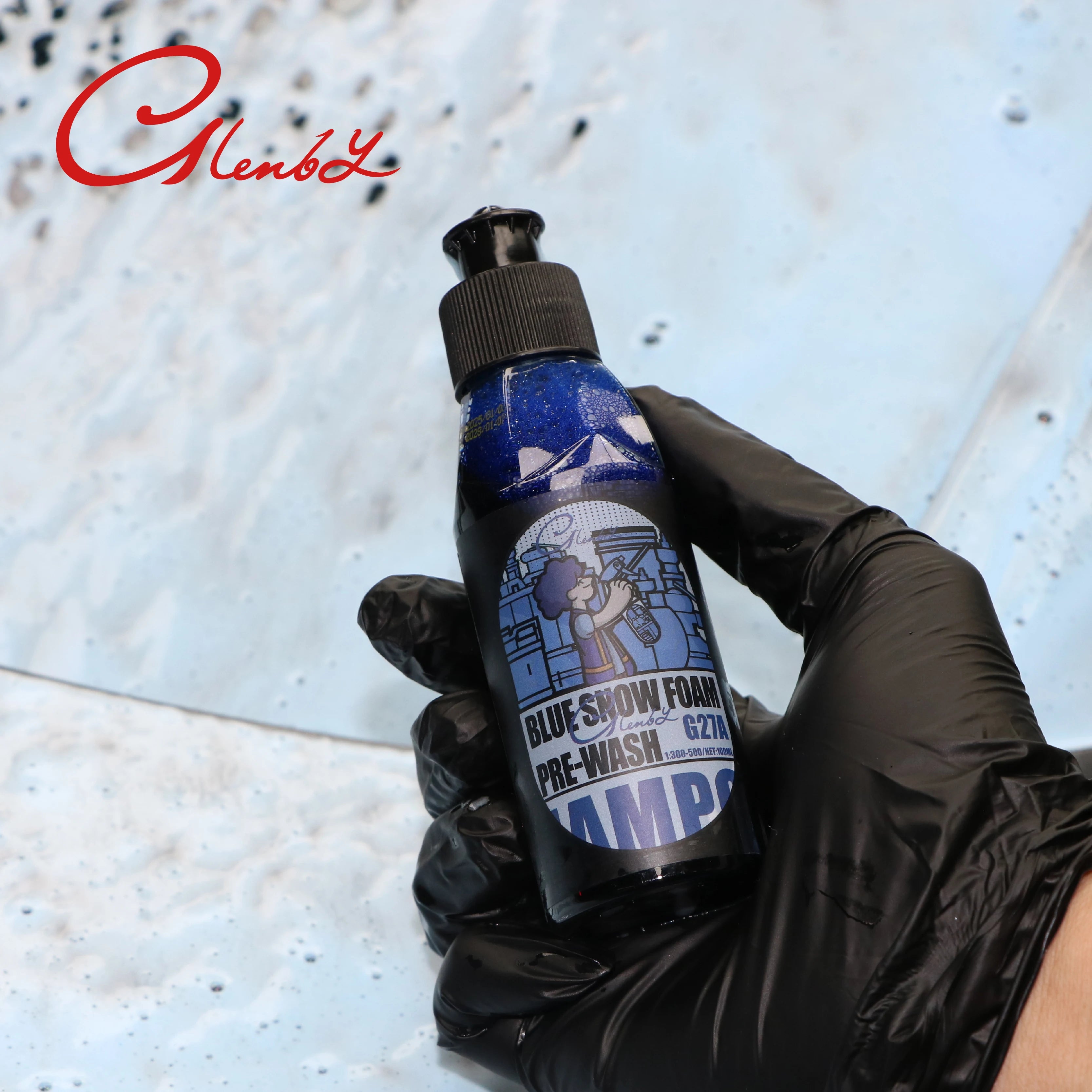 Car Wash Color Foam High Foaming Shampoo Blue Foaming Car Wash Soap Auto Wash Shampoo Works with Foam Cannons,Foam Guns