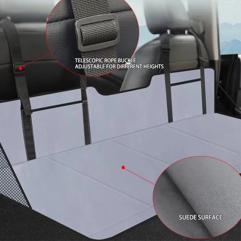 For SUV Tesla Model Y/3 Vehicle Mat Car Camping Bed Foldable Travel Mattress Non Inflatable Car Extra Long Mattress Couple