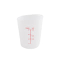 1PC Silicone Measuring Cup with Scale Transparent Measuring Cup Heat Resistant Soft Measuring Cup Baking Tool