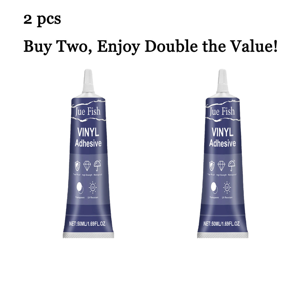 50ML Vinyl Repair Kit Self-adhesive Patch Strong Adhesion Waterproof Leakproof Crack Remove for Inflatable Floats & Water Toys