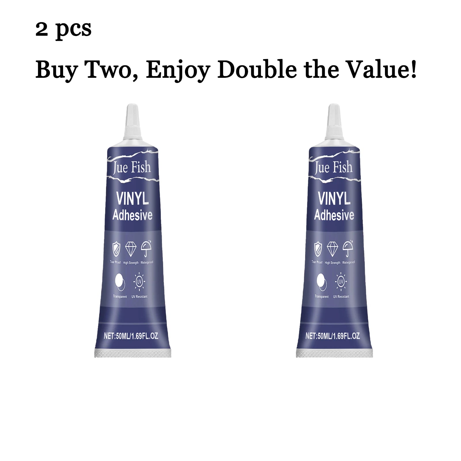 50ML Vinyl Repair Kit Self-adhesive Patch Strong Adhesion Waterproof Leakproof Crack Remove for Inflatable Floats & Water Toys