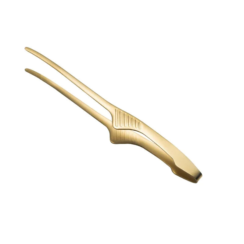 Multifuctional Barbecue Metal Anti-slip Clips Delicate Food Clips Self-standing Tongs Clamp Kitchen Gadgets Barbecue Accessories