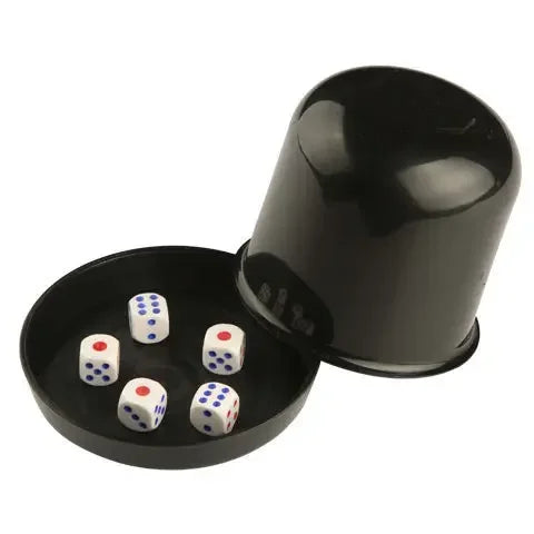 2023 New One-Piece Set Gaming Dice Set Plastic Sieve Shake Cup Tabletop Game Toys