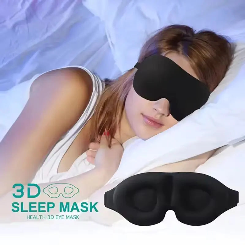 Eye Mask for Sleeping 3D Contoured Cup Blindfold Concave Molded Night Sleep Face Masks Block Out Light with Women Men Eyepatch