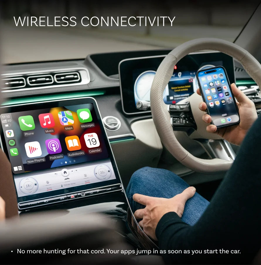 Ottocast Mini Pico 2in1 Wireless CarPlay Dongle Wireless Android Auto Adapter 5.0 Wifi Plug and Play for 98% of the Cars