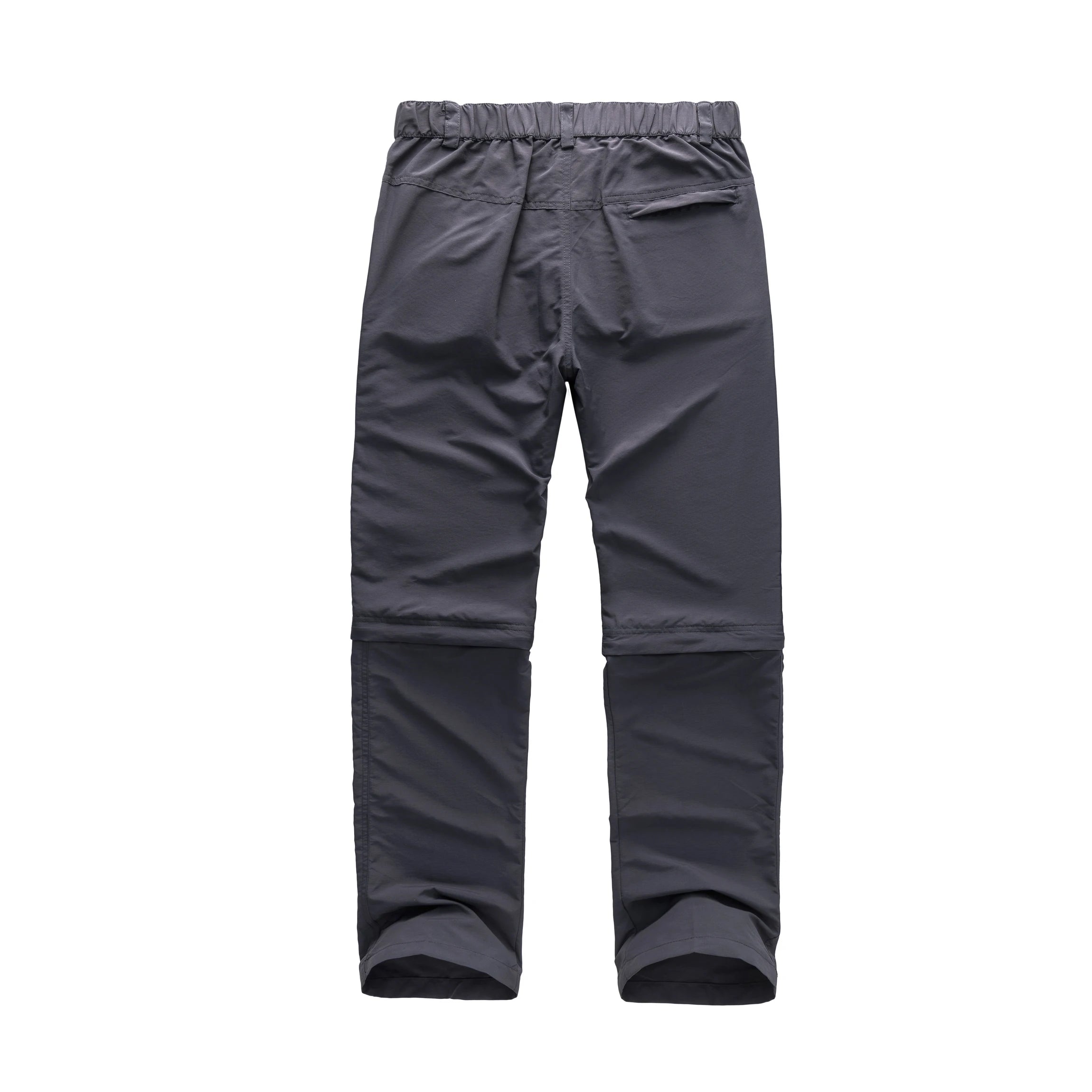 Men's Outdoor Conversion Overalls, 5 Zipper Pockets, Removable Two-Section Pants, Quick-Drying, Waterproof and Wear-Resistant Nylon Fabric, Suitable for Outdoor Fishing and Hiking