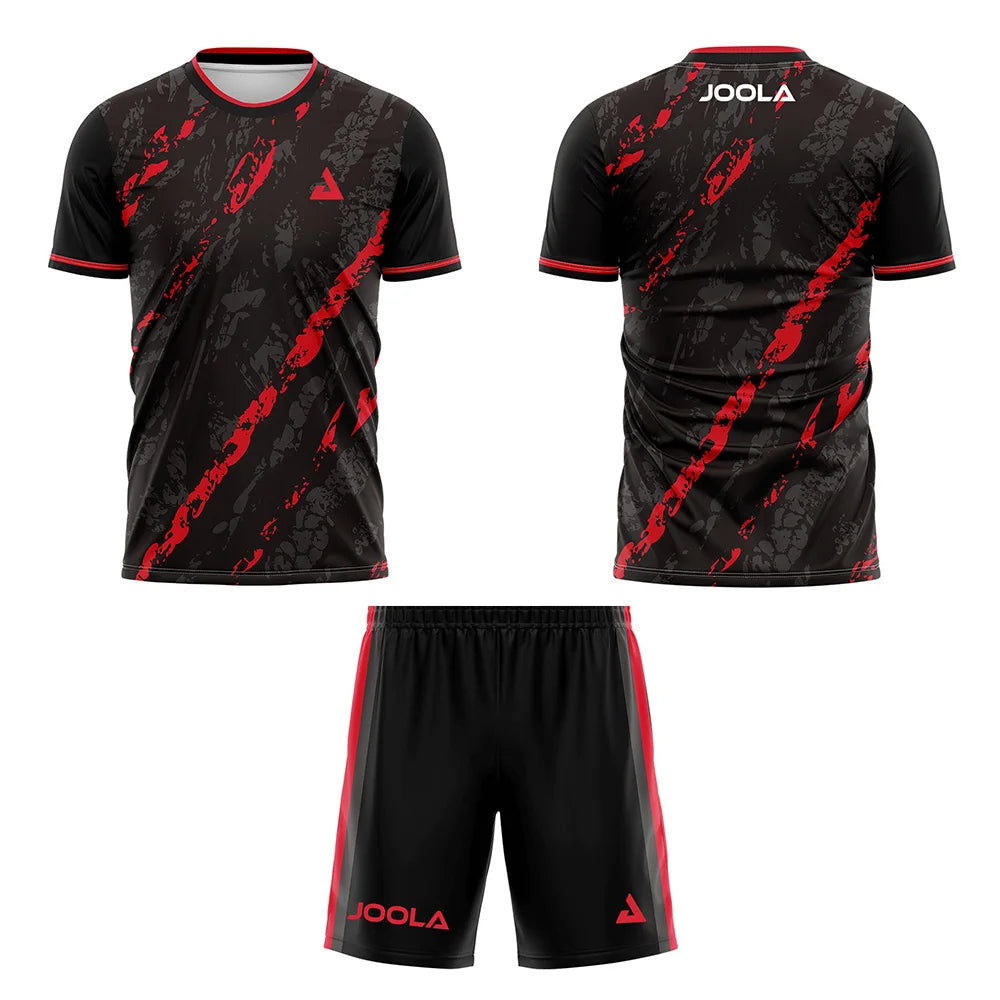 2026 Breathable Quick-drying Men's Table Tennis Apparel Short-sleeved T-shirt And Shorts Set Badminton Drawstring Pocket Shorts