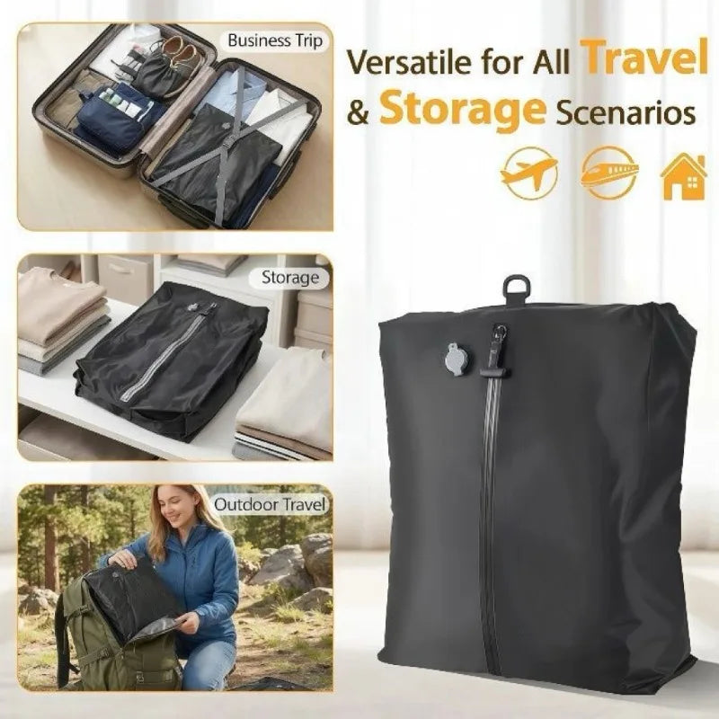 Reusable Vacuum Bags for Travel Folding Waterproof Travel Compression Bag Dustproof Space Saver Luggage Vacuum Storage Bag