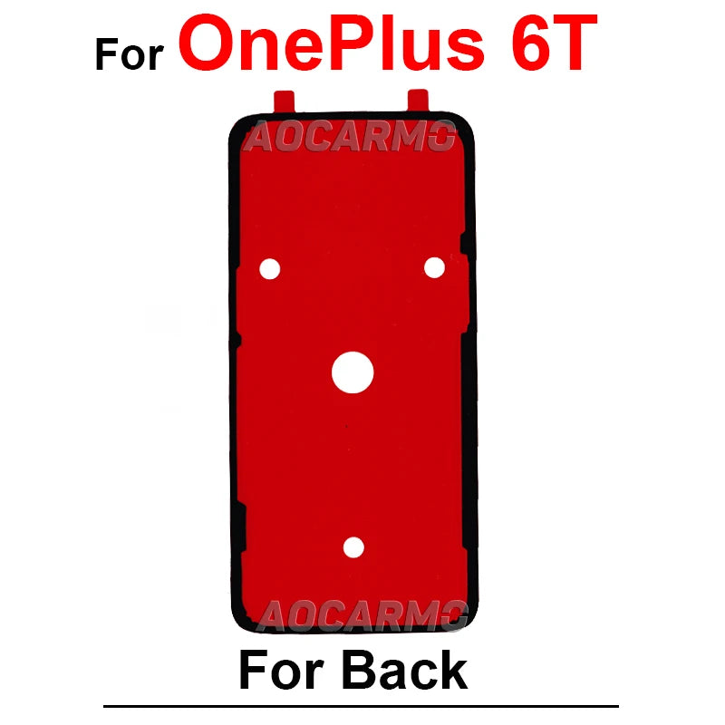 For OnePlus 6 6T 7 7T 8 8T 13R 9 10R 10 Pro 9R 9RT Nord Rear Door Housing Back Cover Adhesive 1+8Pro Sticker Tape Glue