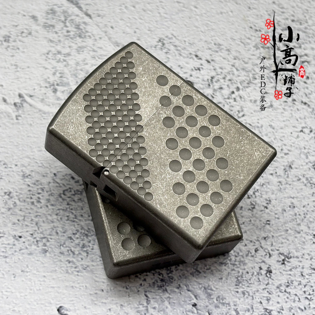 Titanium Lighter, Heavy-Duty Metal Lighter, Armor Casing, Men's Gift Idea