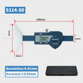 Shahe Depth Gauge Digital Car Tyre Tire Tread Depth Gauge Meter Measurer Tool Stainless Steel Caliper Range 0-25mm/0-50mm