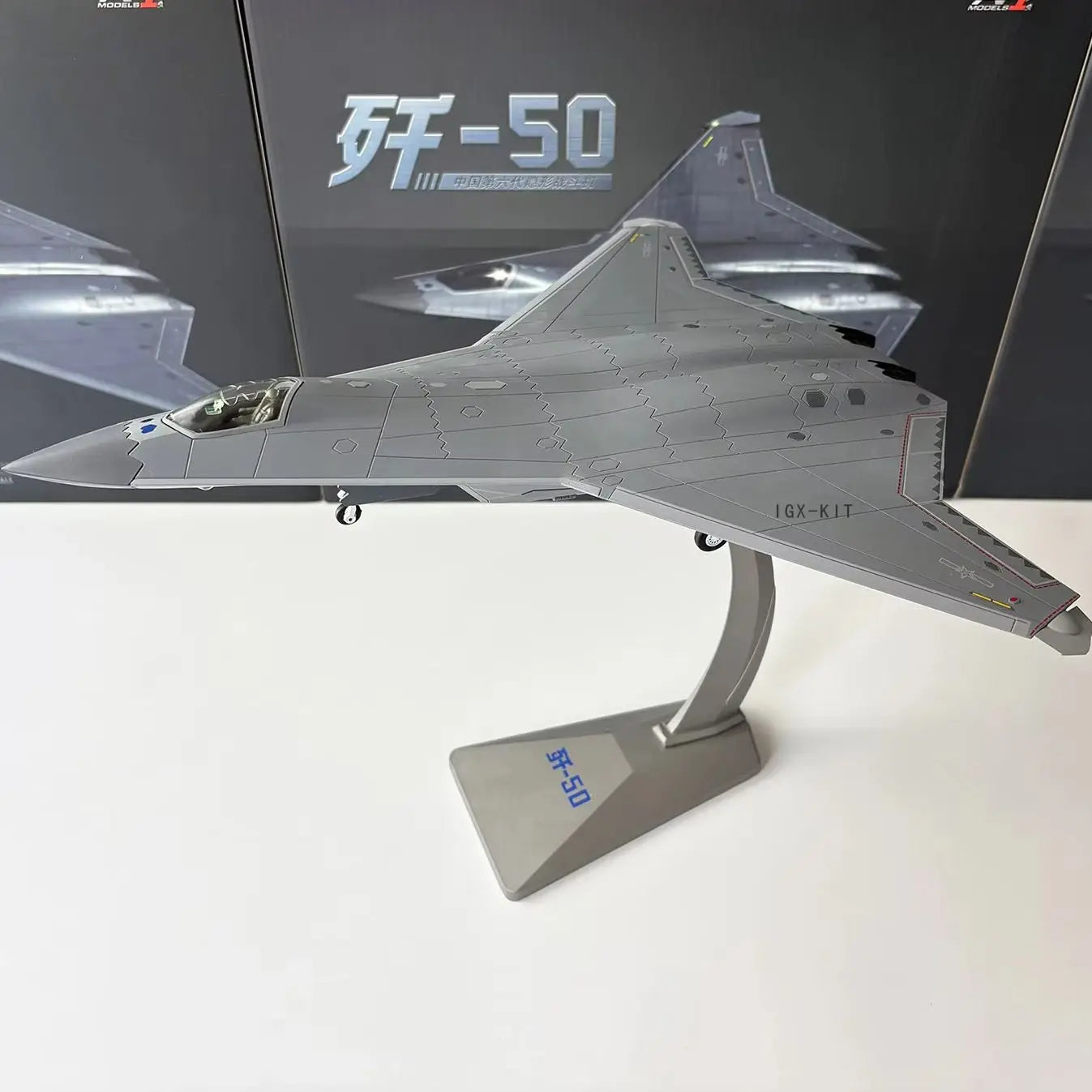 Diecast 1/72 Scale China J50 Fighter Jet J-50 Alloy Airplane Model Alloy Static Simulation Ornament Finished Souvenir Hobby