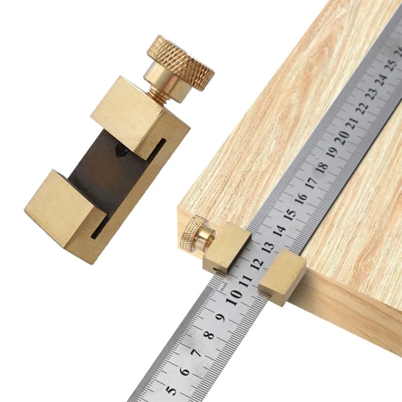 Multifunction Angle Ruler Positioning Limiter Marking Ruler 45/90 Degree Square Right Angle Ruler Line Scriber Measuring Tools