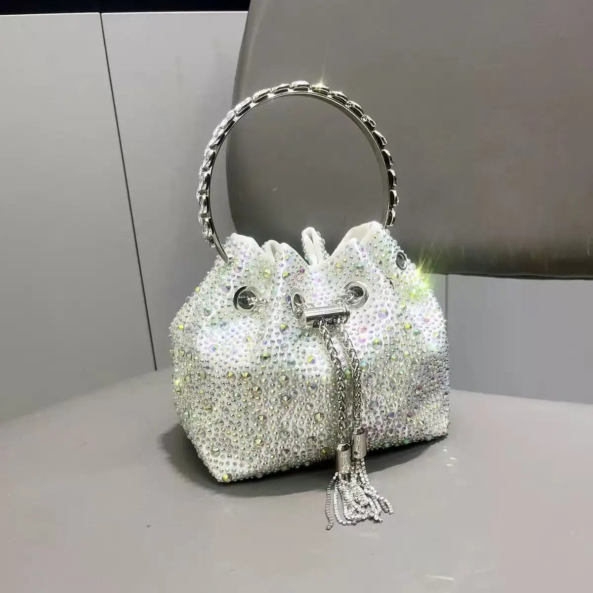 Luxury Designer Women Handbag Glitter Shiny Diamond Clutch Purse Wedding Party Banquet Bag Crystal Rhinestones Evening Bag