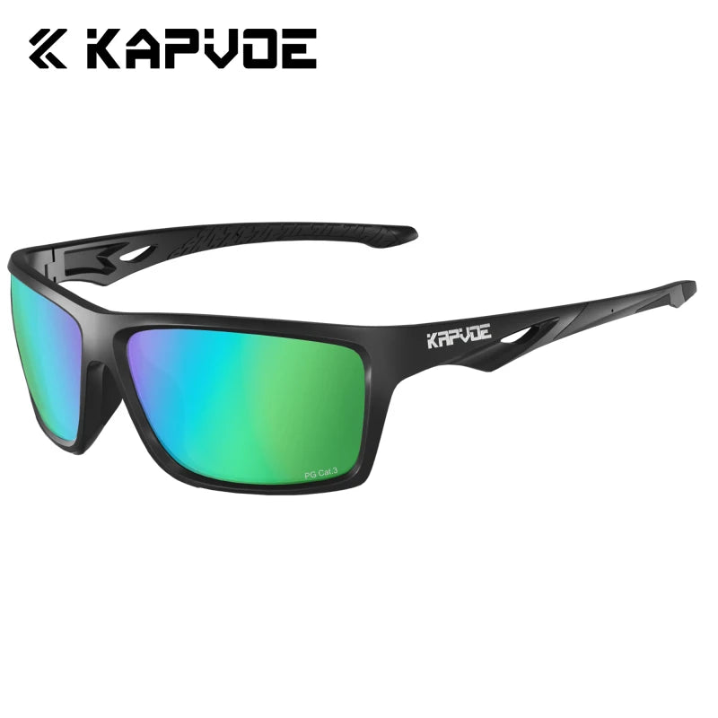 Kapvoe Polarized Hiking Eyewear Sunglasses for Men UV400 Lens Sunglasses Glasses PC Lens Glasses HD Lens Outdoor Sunglasses 2026