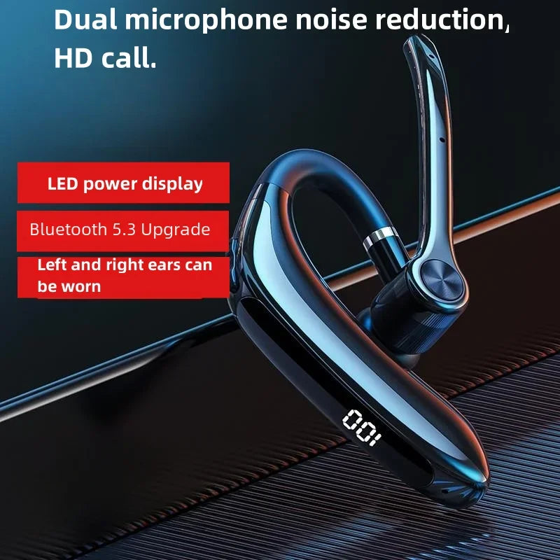M80A Wireless Bluetooth Headset 5.3 Earphones Dual Connection Headphone with Dual Mic ENC Noise Cancelling Hands-free Earbuds