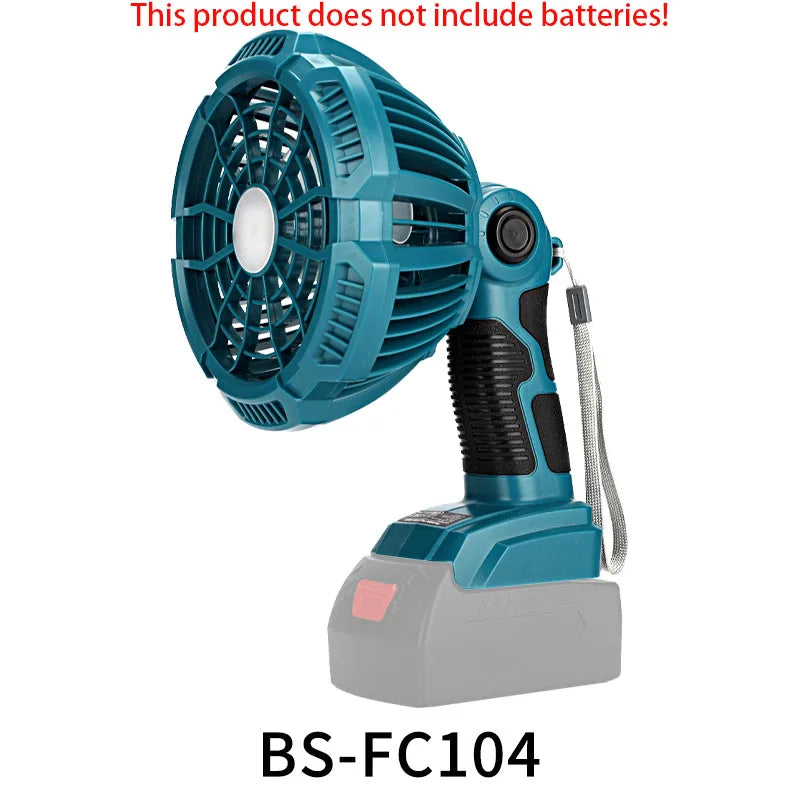 Multifunctional Lighting Fan For Bosch With 14.4-18V Lithium Battery With 3W Lamp FC103 FC104 FC105 FC106 FC107 FC108 Household