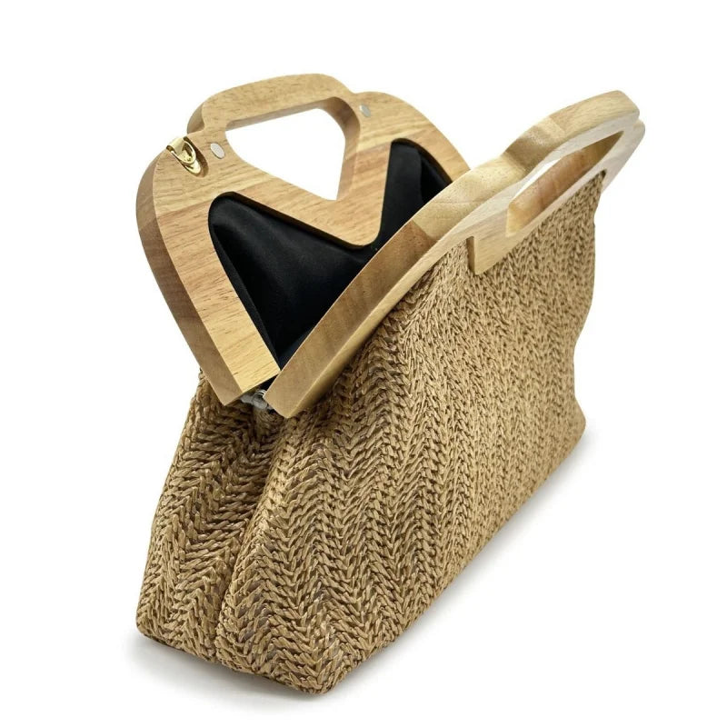 2026 Summer's main new product is the wooden evening bag for ladies at banquets