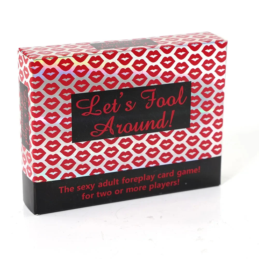 Couple Sex Position Poker Card Game - 1 Year of Bedroom Commands Drunk Or Do Card Game with Picture Gift Box for Gaming