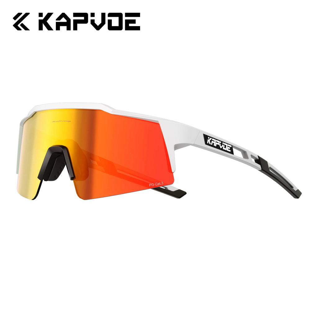 KAPVOE UV400 Polarized Anti-Glare Outdoor Sports Sunglasses Hiking Surfing Fishing and Casual Glasses Stylish Unisex Sunglasses