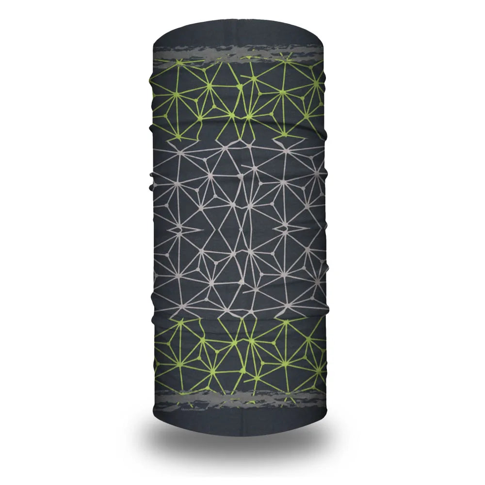 Seamless Geometric Tartan Bandana Hiking Headband for Women Men Striped Cycling Biking Tube Neck Gaiter Running Face Cover Snood